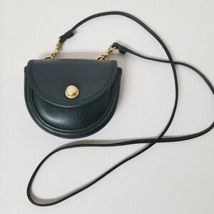 Rare Authentic Vintage Coach Mini Belt Bag - Forest Green